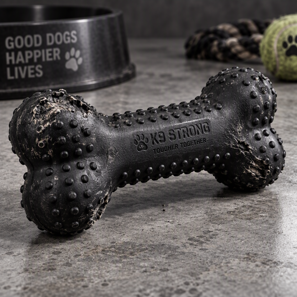 Durable Rubber Chew Bone - 2