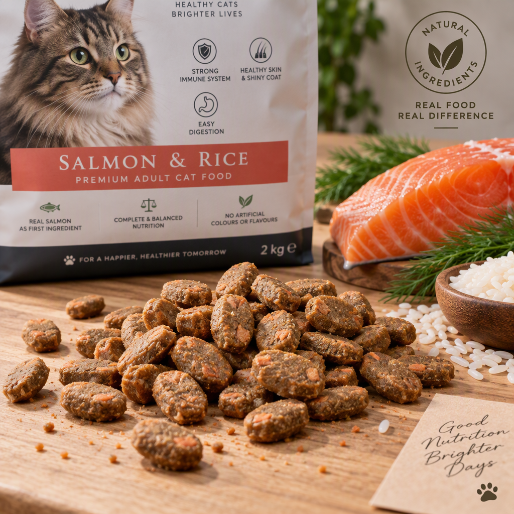 Adult Cat Dry Food — Salmon & Rice - 2